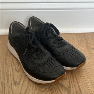Dansko‎ Black Leather Charlie Perforated Sneaker Size 39